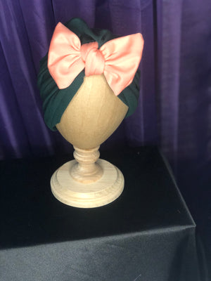 Pink Bow Turban