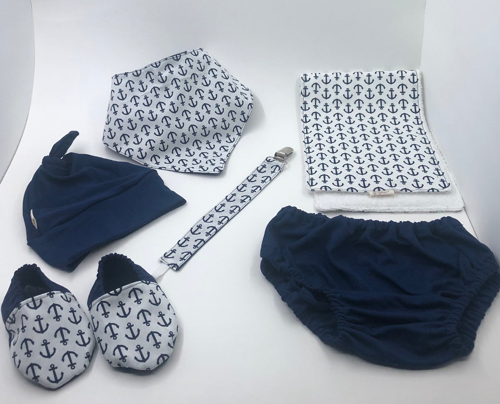 Baby Boy Anchors Up 6 piece set